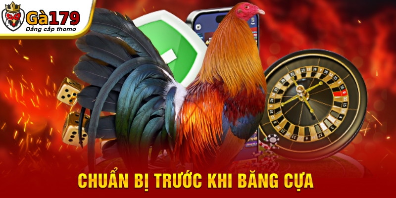 Chuẩn bị trước khi băng cựa