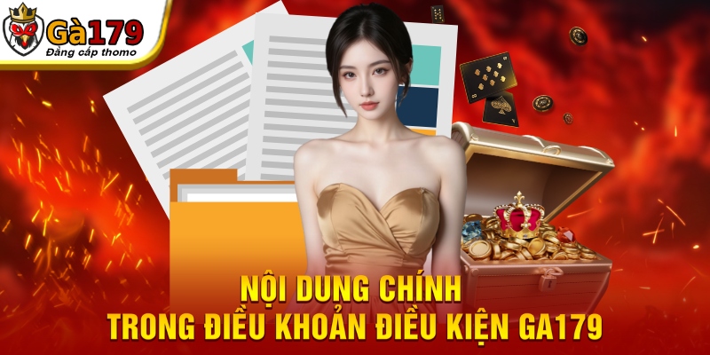 Nội dung chính trong điều khoản điều kiện GA179